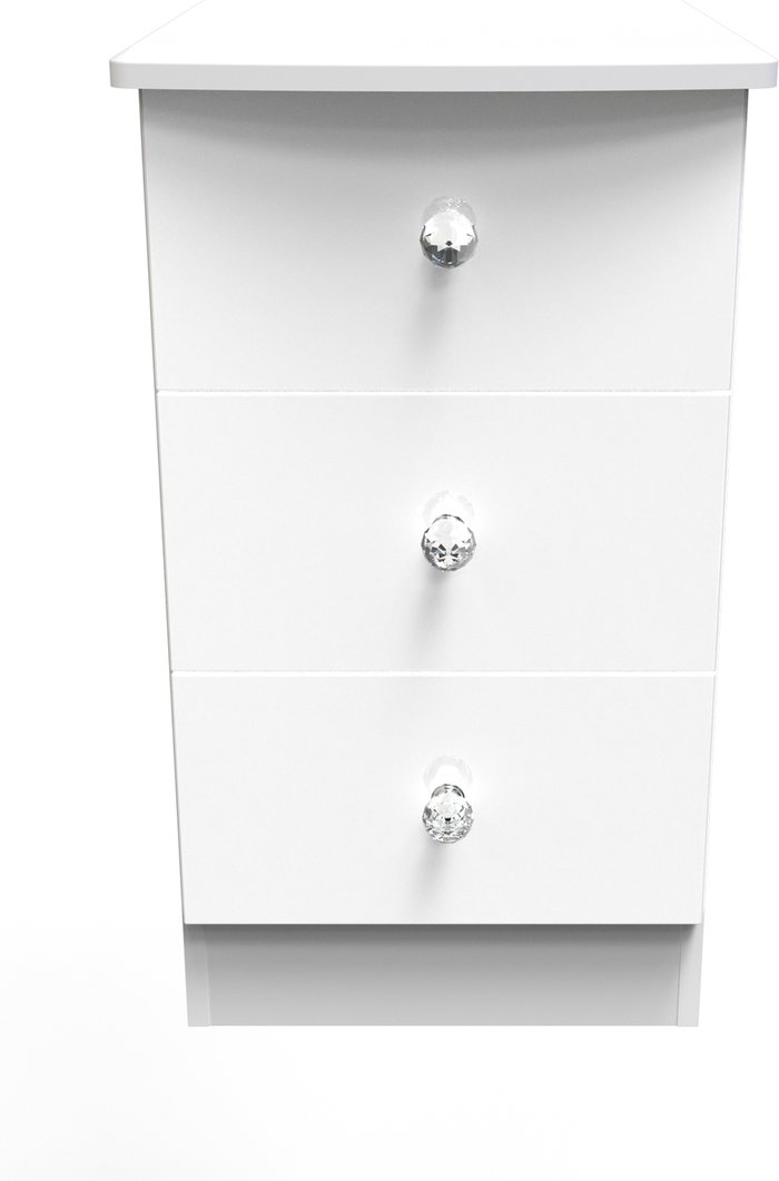 The Range | Zodian Zodian 3-Drawer Chest - White Zodian Zodian 3-Drawer Chest - White