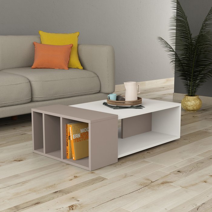 The Range | Decortie Anita Modern Coffee Table Multipurpose - Mocha Grey Decortie Anita Modern Coffee Table Multipurpose - Mocha Grey