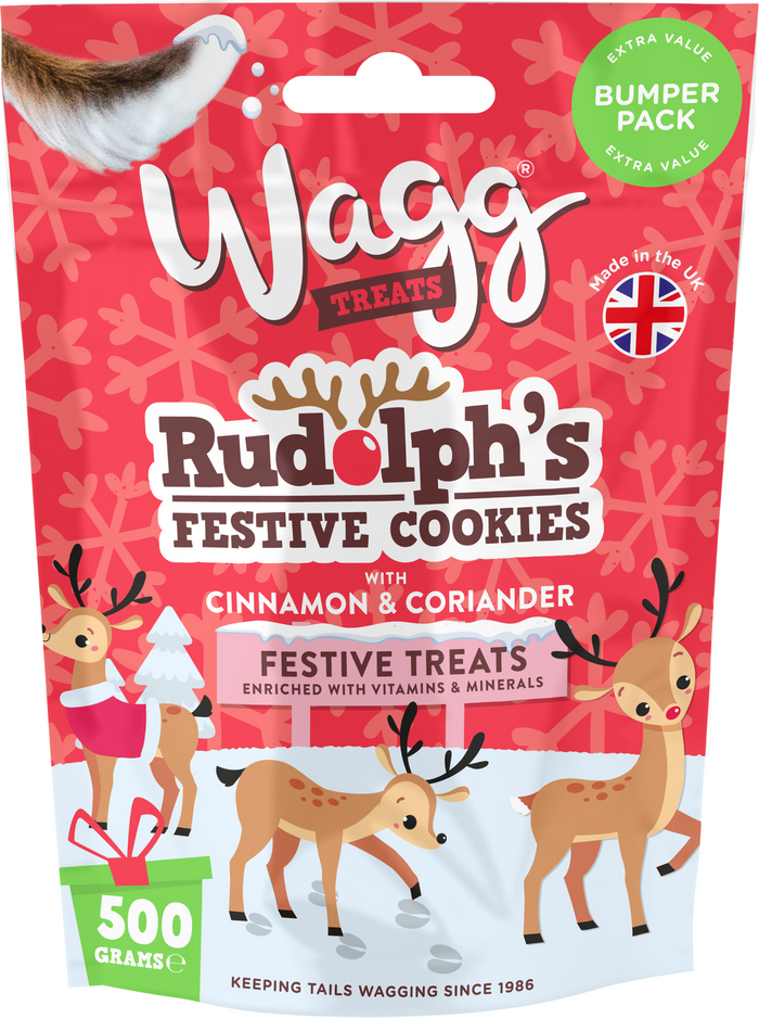 The Range | Wagg Wagg Festive Dog Treats - Cinnamon and Coriander Wagg Wagg Festive Dog Treats - Cinnamon and Coriander