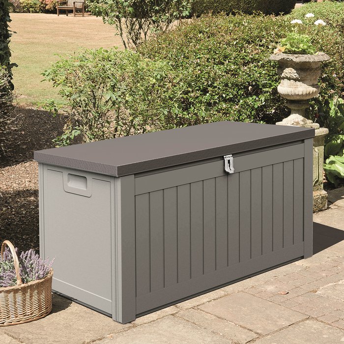 The Range | Suntime Suntime Ontario 190L PP Storage Box with Gas Lifts Suntime Suntime Ontario 190L PP Storage Box with Gas Lifts