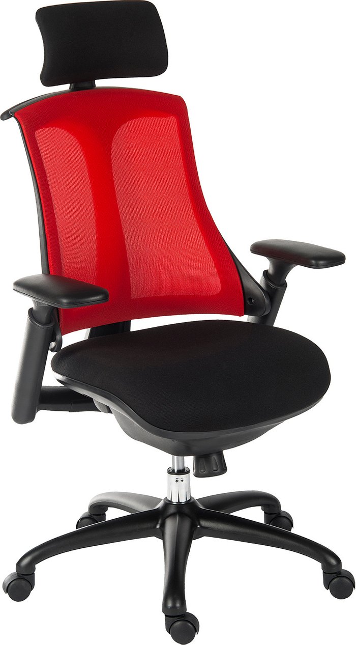 The Range | TEKNIK TEKNIK Rapport Mesh Executive Chair - Red & Black TEKNIK TEKNIK Rapport Mesh Executive Chair - Red & Black