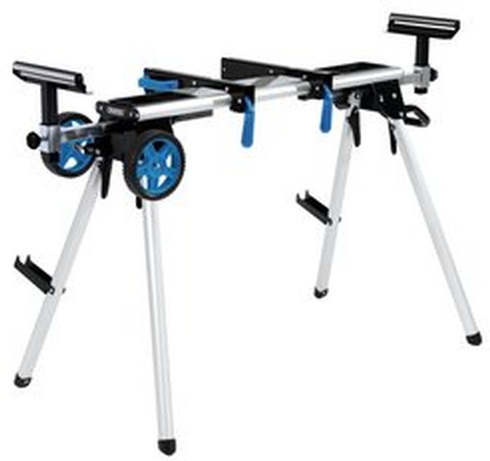 The Range | Draper Draper Mobile Mitre Saw Stand 1.68M - Blue/Black/Silver Draper Draper Mobile Mitre Saw Stand 1.68M - Blue/Black/Silver