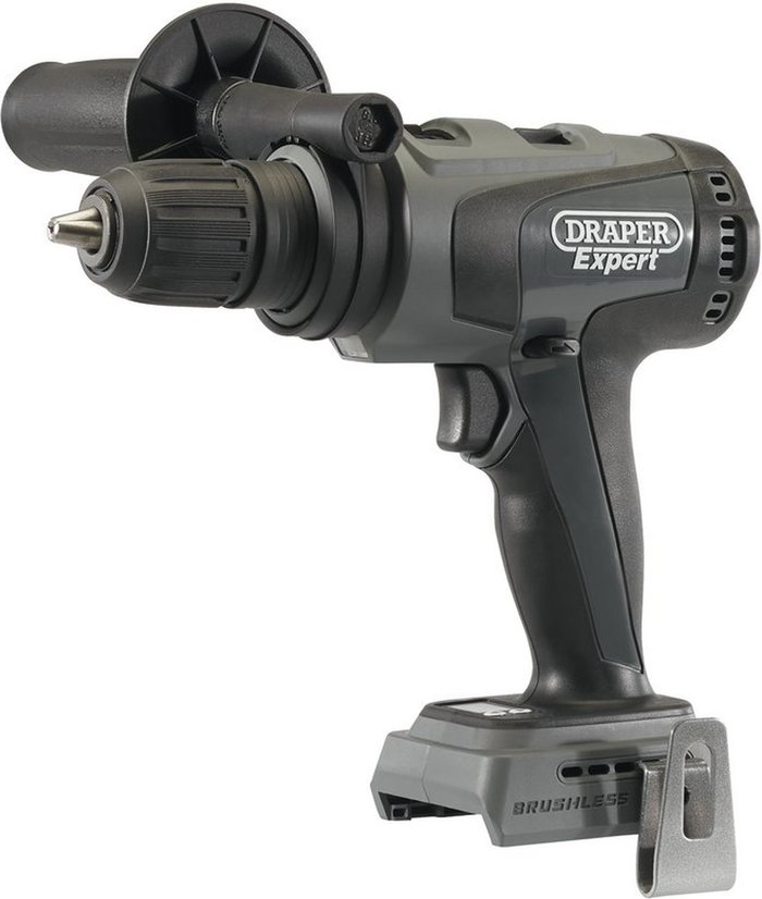 The Range | Draper Draper Xp20 Brushless Combination Drill 135Nm - Black Draper Draper Xp20 Brushless Combination Drill 135Nm - Black