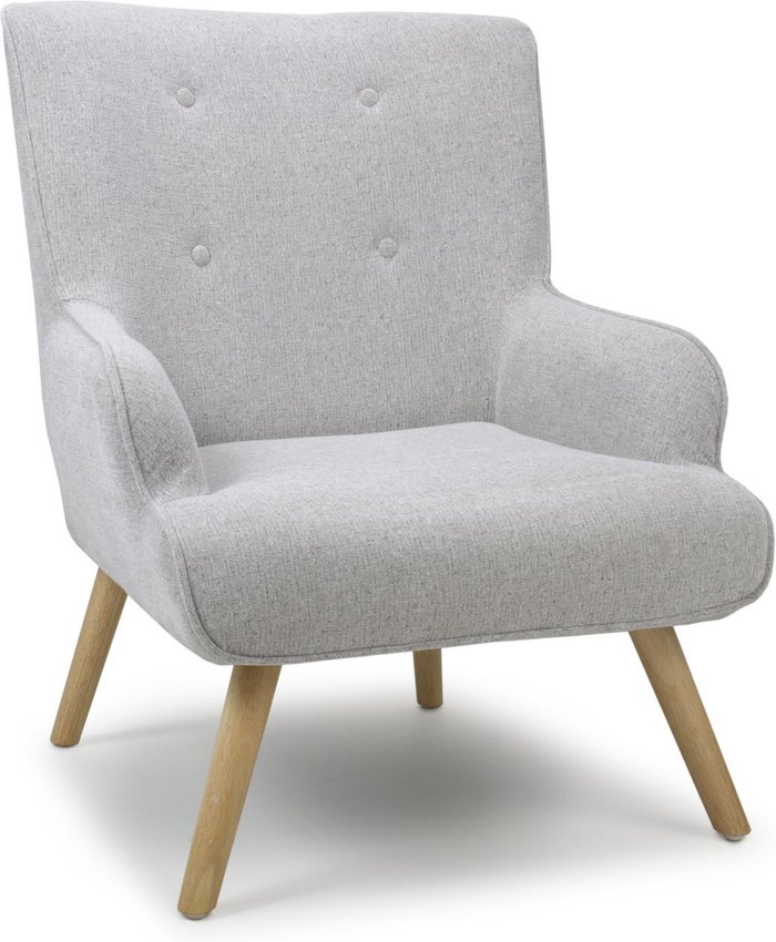 The Range | Shankar Cinema Chenille Effect Silver Grey Armchair - Grey Shankar Cinema Chenille Effect Silver Grey Armchair - Grey