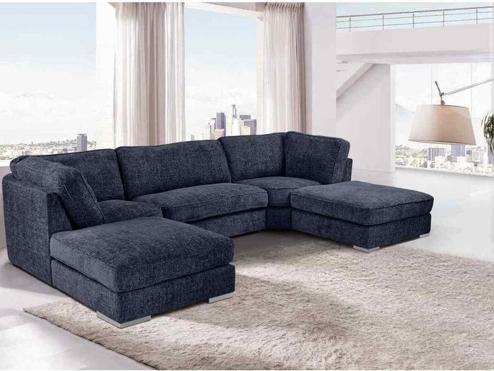 The Range | Simply Eleganza Britany Large Corner U Shape Sofa - Grey Simply Eleganza Britany Large Corner U Shape Sofa - Grey