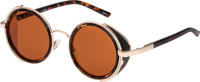 The Range | Ultra Steampunk Sunglasses Goggles Glasses Round UV400 - Tiger Print / Tiger/Leopard Print Ultra Steampunk Sunglasses Goggles Glasses Round UV400 - Tiger Print / Tiger/Leopard Print