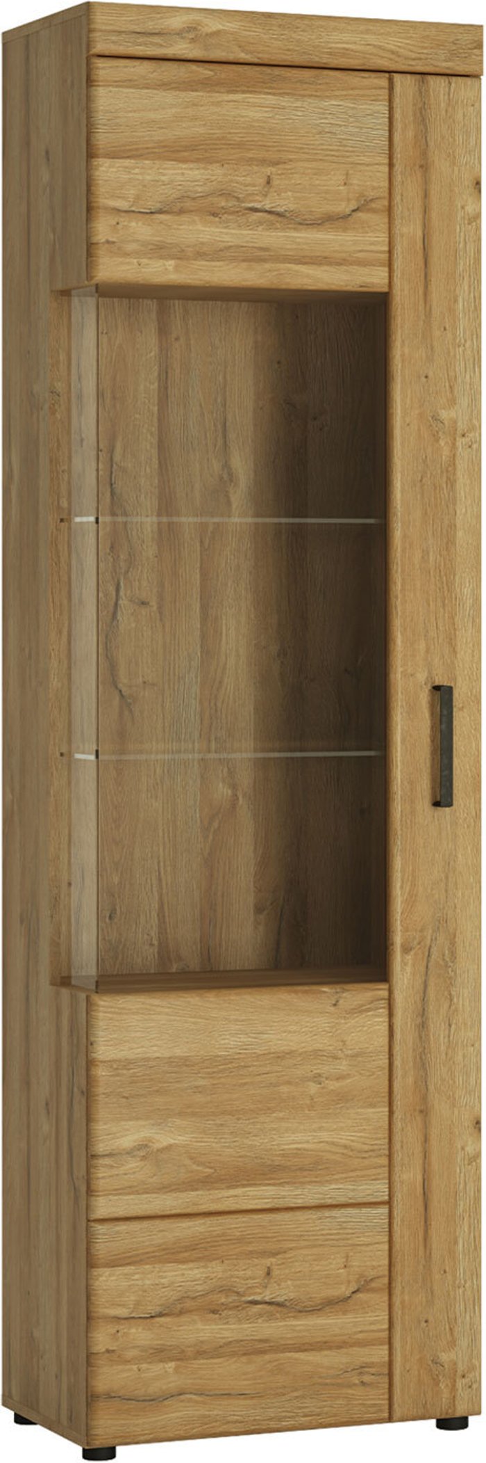 The Range | Furniture To Go Cortina Tall Glazed Display Cabinet - Left Hand Furniture To Go Cortina Tall Glazed Display Cabinet - Left Hand