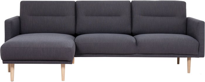 The Range | Furniture To Go Larvik Chaiselongue Oak Leg Sofa - Anthracite / Left-hand Furniture To Go Larvik Chaiselongue Oak Leg Sofa - Anthracite / Left-hand