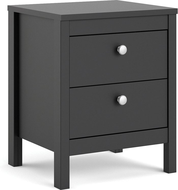 The Range | Furniture To Go Madrid Bedside Table - Black Furniture To Go Madrid Bedside Table - Black