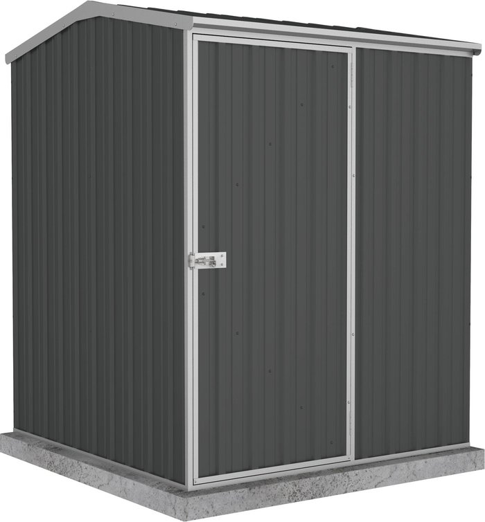 The Range | Mercia Mercia Absco Premier 5 X 5 Reverse Apex Metal Shed - Monument Mercia Mercia Absco Premier 5 X 5 Reverse Apex Metal Shed - Monument