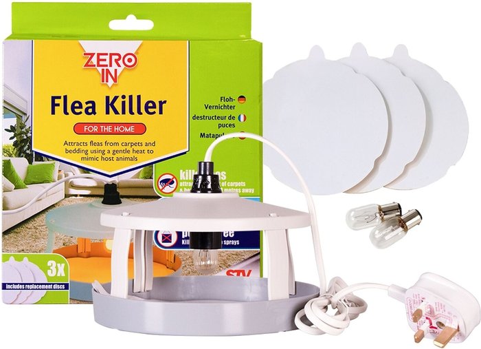 The Range | Zero In Home Flea Killer Lamp Trap - Grey Zero In Home Flea Killer Lamp Trap - Grey