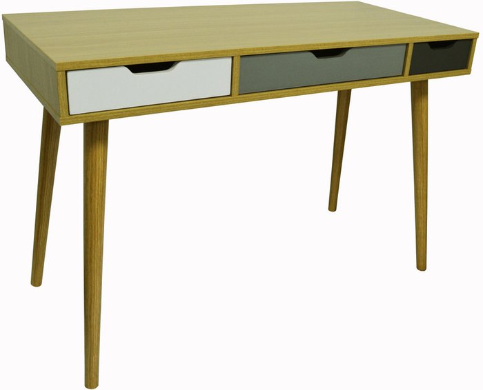 The Range | Techstyle Techstyle Industrial 2 Drawer Office Computer Desk / Beech / Multicoloured Techstyle Techstyle Industrial 2 Drawer Office Computer Desk / Beech / Multicoloured