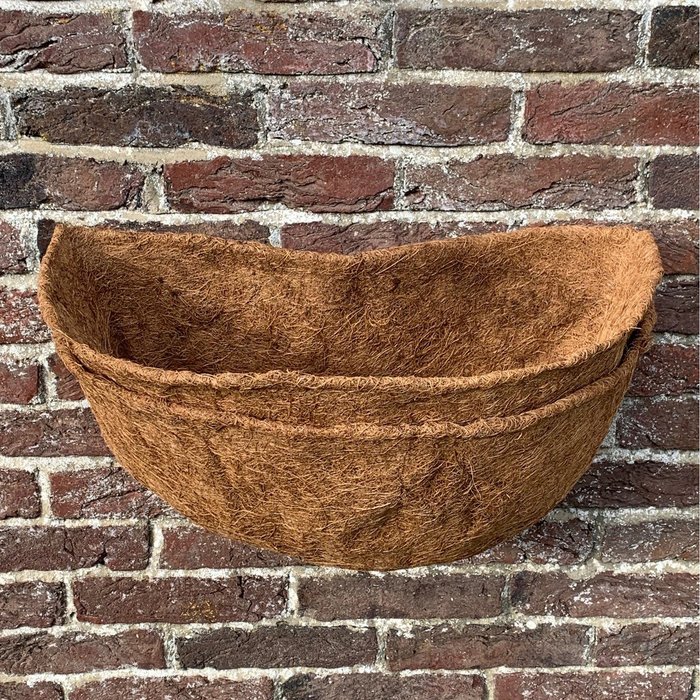 The Range | Selections Coco Wall Basket Planter Liner (50cm) - Brown / 2 Selections Coco Wall Basket Planter Liner (50cm) - Brown / 2