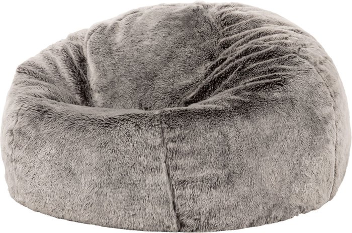 The Range | Comfort Co Classic Faux Fur Bean Bag - Grey Comfort Co Classic Faux Fur Bean Bag - Grey