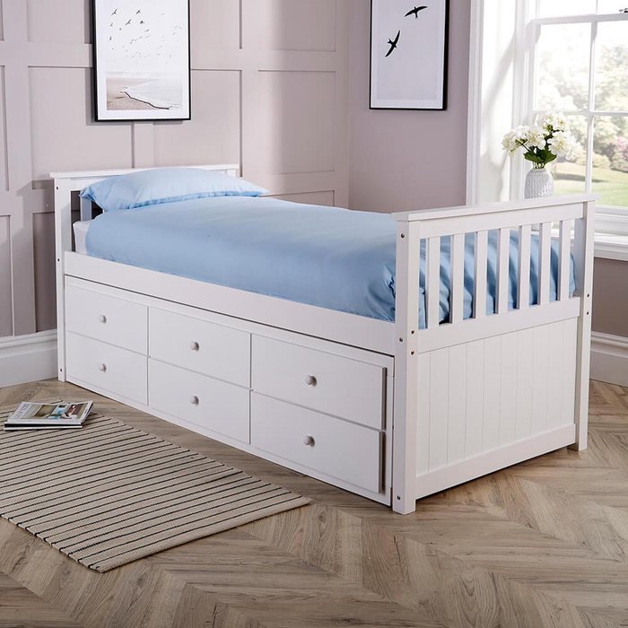 The Range | Home Source Florida Cabin Bed - White Home Source Florida Cabin Bed - White