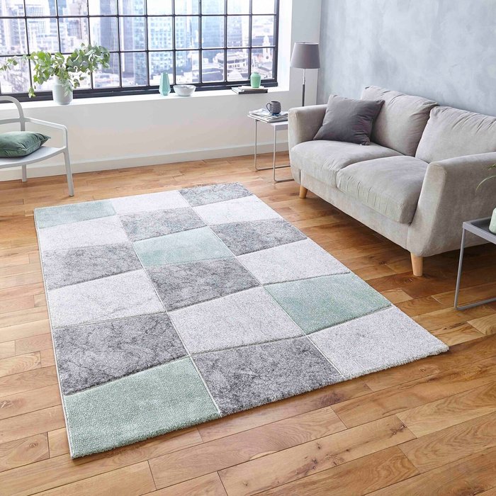 The Range | Brooklyn 22192 GreyGreen Rug - Grey/Green / 220cm Brooklyn 22192 GreyGreen Rug - Grey/Green / 220cm