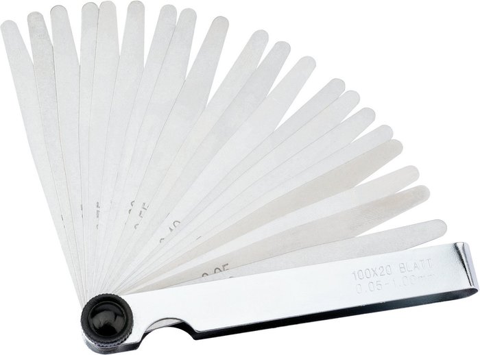 The Range | Draper Draper 20 Blade Metric Feeler Gauge Set Draper Draper 20 Blade Metric Feeler Gauge Set