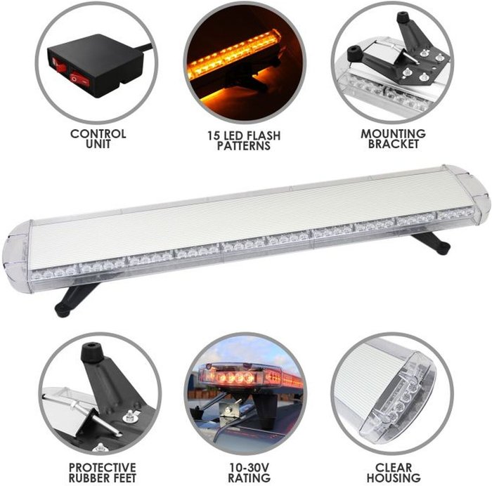The Range | Amber Recovery Light 1200mm - White Amber Recovery Light 1200mm - White
