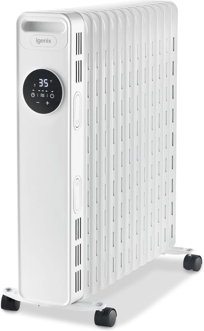 The Range | Igenix IGENIX IG2626 Portable Oil-Filled Radiator - White Igenix IGENIX IG2626 Portable Oil-Filled Radiator - White