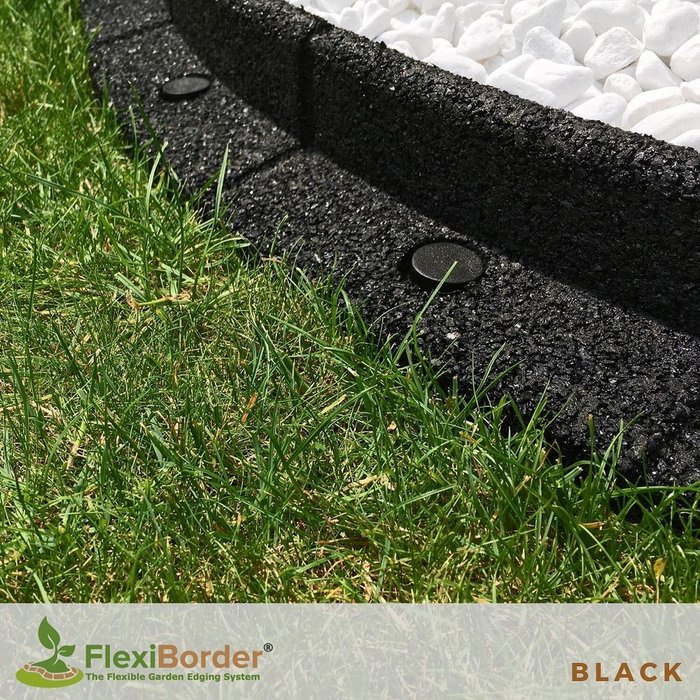 The Range | FlexiBorder FlexiBorder Flexible Garden Edging 6 x 1m Length - Black FlexiBorder FlexiBorder Flexible Garden Edging 6 x 1m Length - Black