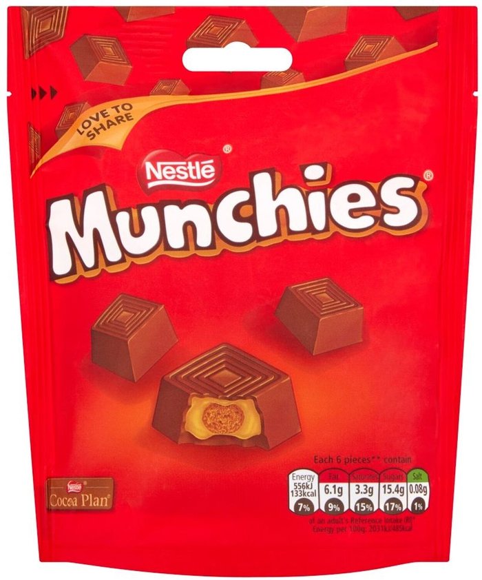 The Range | Sweet Things Munchies Milk Chocolate Sharing Pouch - Munchies Sweet Things Munchies Milk Chocolate Sharing Pouch - Munchies