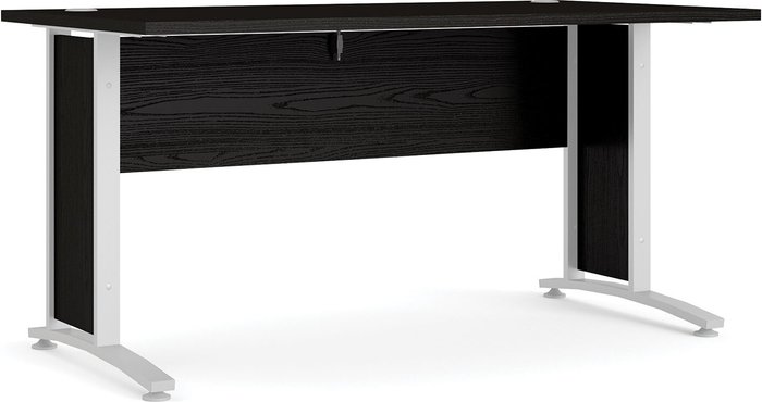 The Range | Furniture To Go Prima Desk - Black / White Legs Furniture To Go Prima Desk - Black / White Legs