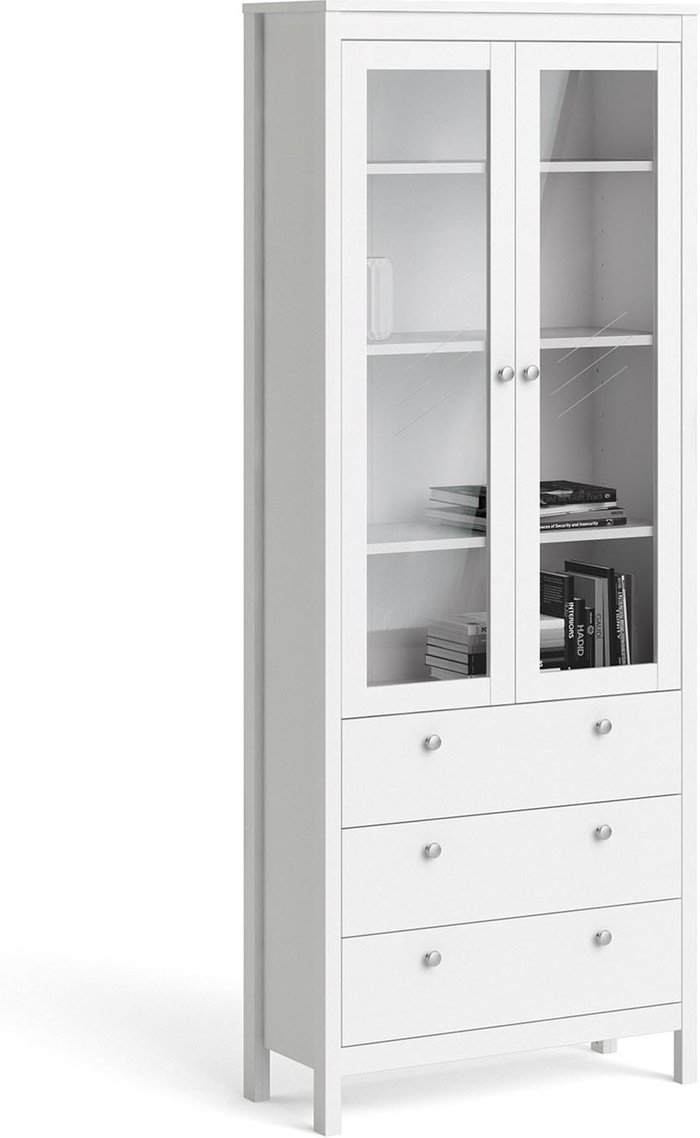 The Range | Furniture To Go Madrid 2-Door 3-Drawer China Cabinet - White Furniture To Go Madrid 2-Door 3-Drawer China Cabinet - White