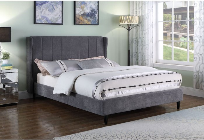 The Range | Seconique Amelia 5' Bed - Dark Grey Seconique Amelia 5' Bed - Dark Grey