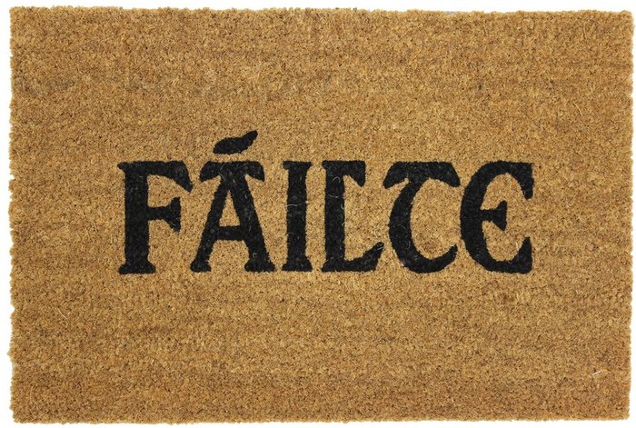 The Range | JVL JVL Failte Latex Backed Coir Mat, 40x60cm JVL JVL Failte Latex Backed Coir Mat, 40x60cm