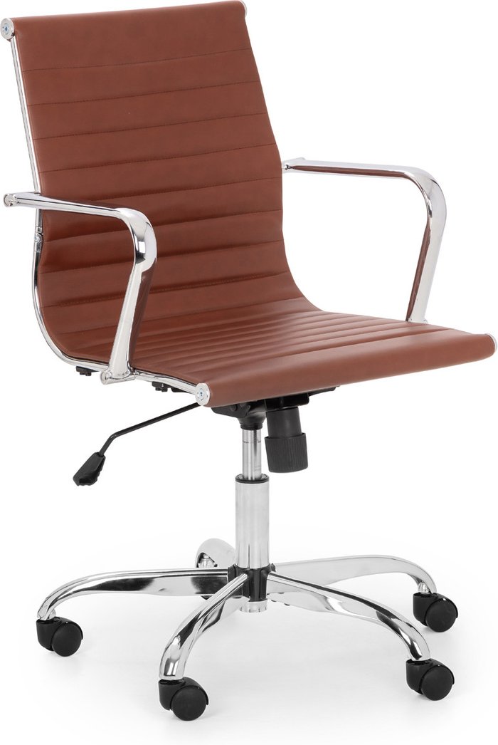 The Range | Julian Bowen Gio Office Chair - Brown Julian Bowen Gio Office Chair - Brown