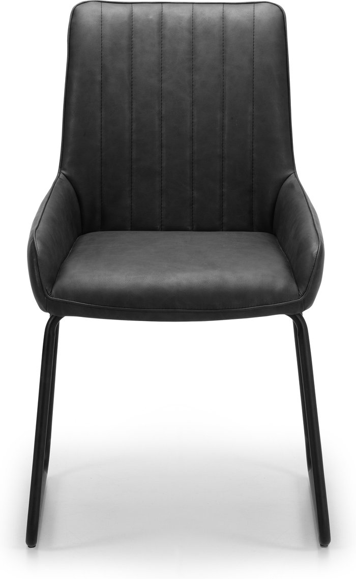 The Range | Julian Bowen Set Of 2 Soho Chairs - Antique Black Julian Bowen Set Of 2 Soho Chairs - Antique Black