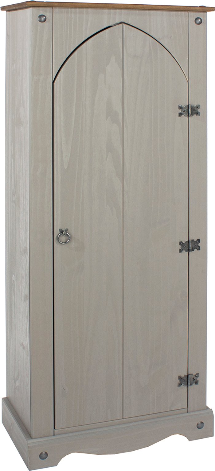 The Range | Core Products Corona Vestry Cupboard - Grey washed wax Core Products Corona Vestry Cupboard - Grey washed wax