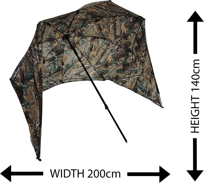 The Range | Cave Innovations Fishing Bivvy Umbrella - Camouflage Cave Innovations Fishing Bivvy Umbrella - Camouflage