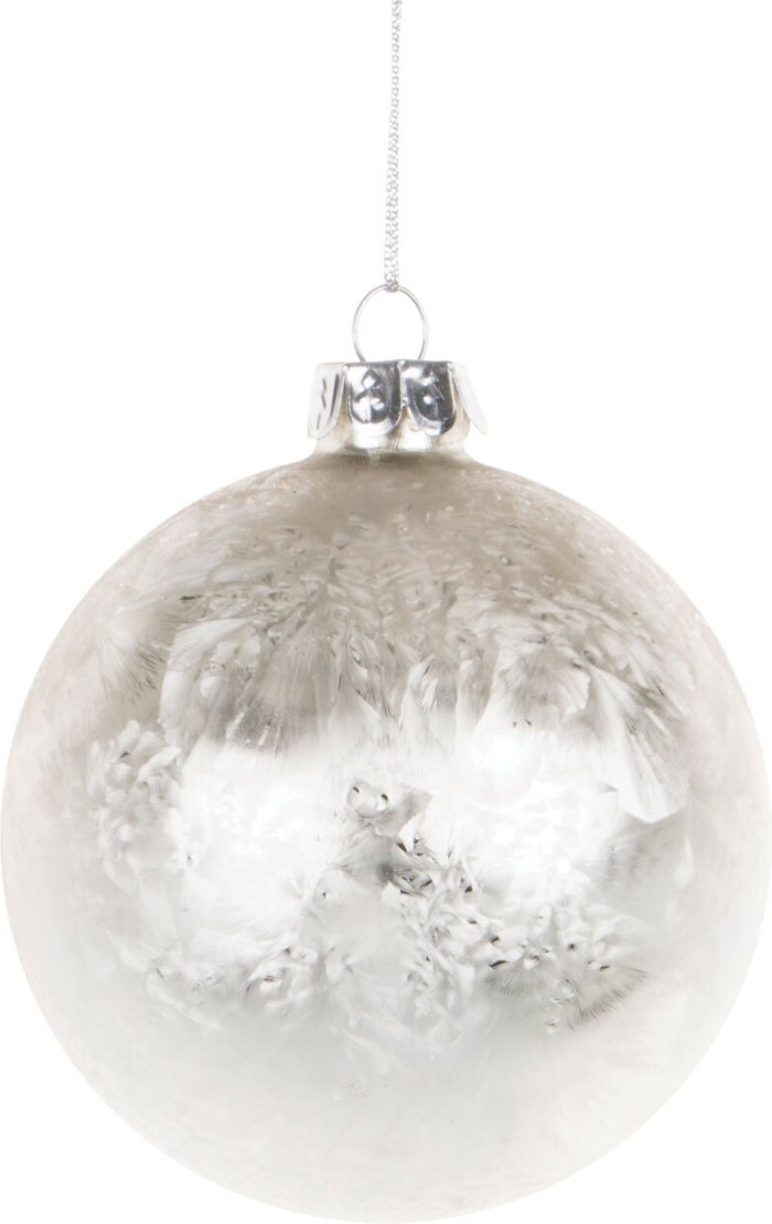 The Range | Frozen Effect Glass Bauble Frozen Effect Glass Bauble