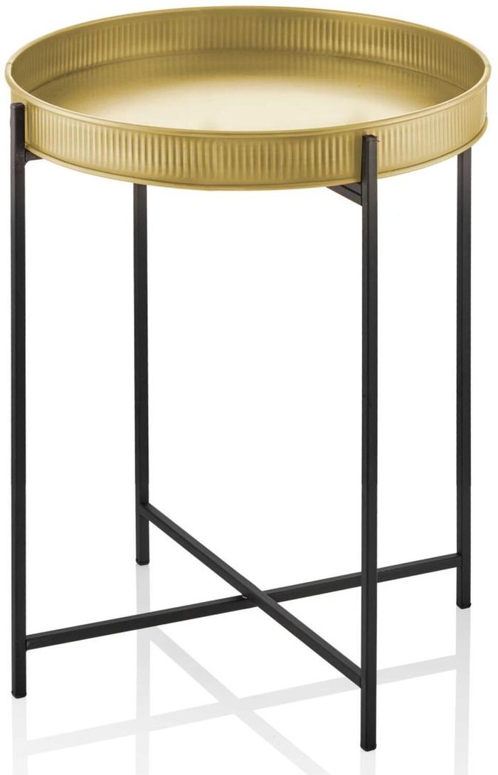 The Range | Rozi Gold Round Side Table Rozi Gold Round Side Table