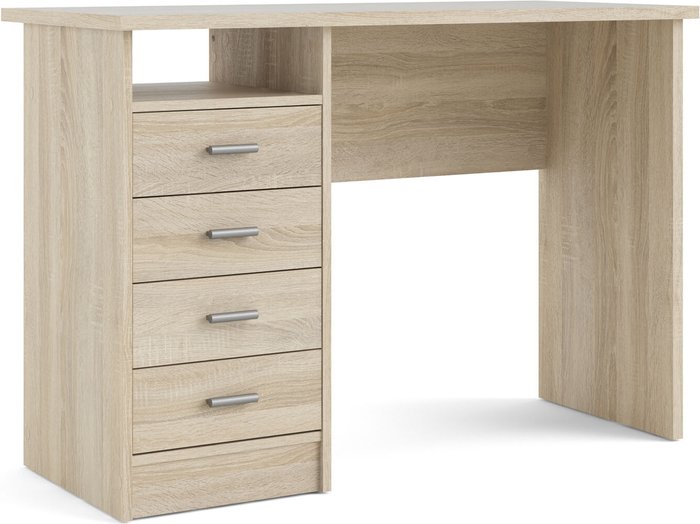 The Range | Furniture To Go Function Plus 4-Drawer Desk - Oak Furniture To Go Function Plus 4-Drawer Desk - Oak