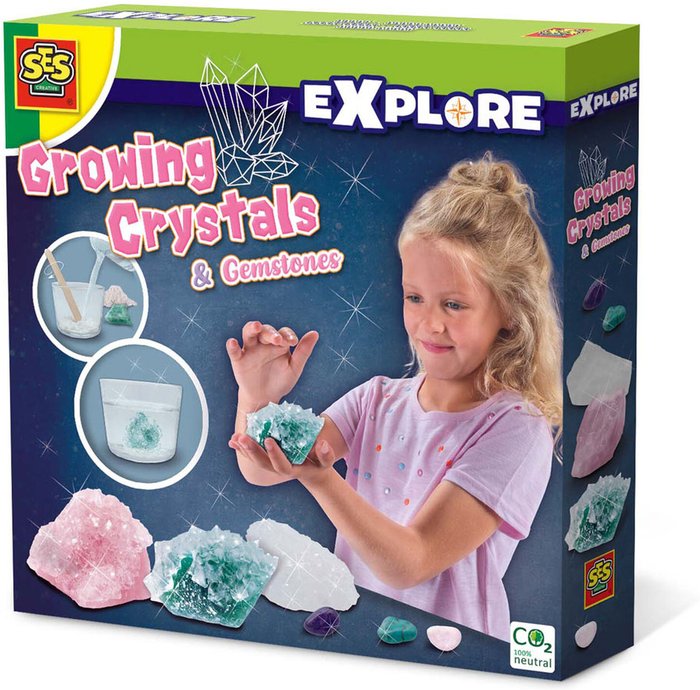 The Range | SES CREATIVE Children's Explore Growing Crystals and Gemstones - White SES CREATIVE Children's Explore Growing Crystals and Gemstones - White