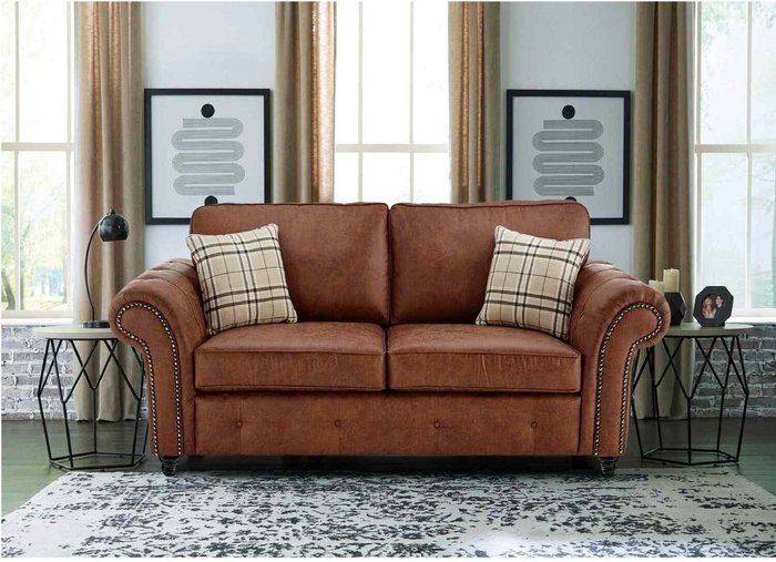 The Range | Simply Eleganza Oakana Luxury Leather 3 Seater - Brown Simply Eleganza Oakana Luxury Leather 3 Seater - Brown