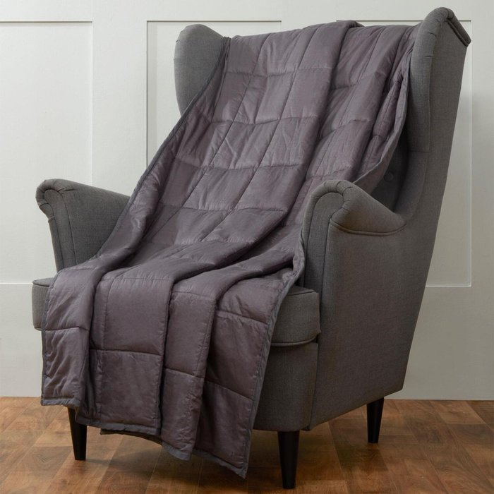 The Range | Highams Highams Weighted Blanket Sensory Anxiety Sleep Therapy - Grey / 180cm Highams Highams Weighted Blanket Sensory Anxiety Sleep Therapy - Grey / 180cm