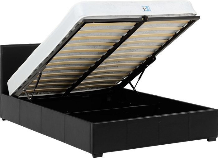 The Range | Seconique Waverley 3' Storage Bed - black Seconique Waverley 3' Storage Bed - black