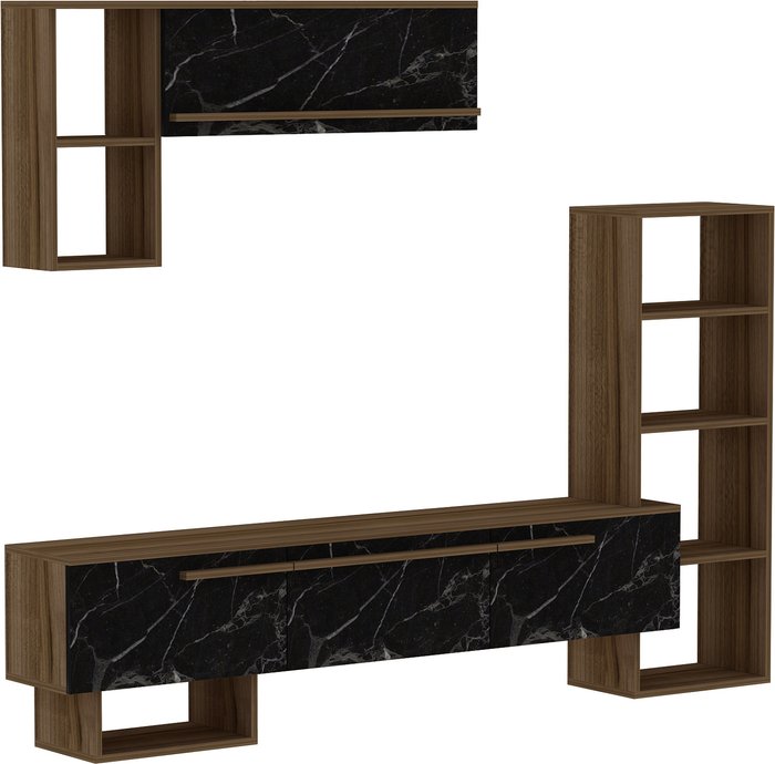 The Range | Destina Home Franci TV Stand and Media Console - Brown Destina Home Franci TV Stand and Media Console - Brown