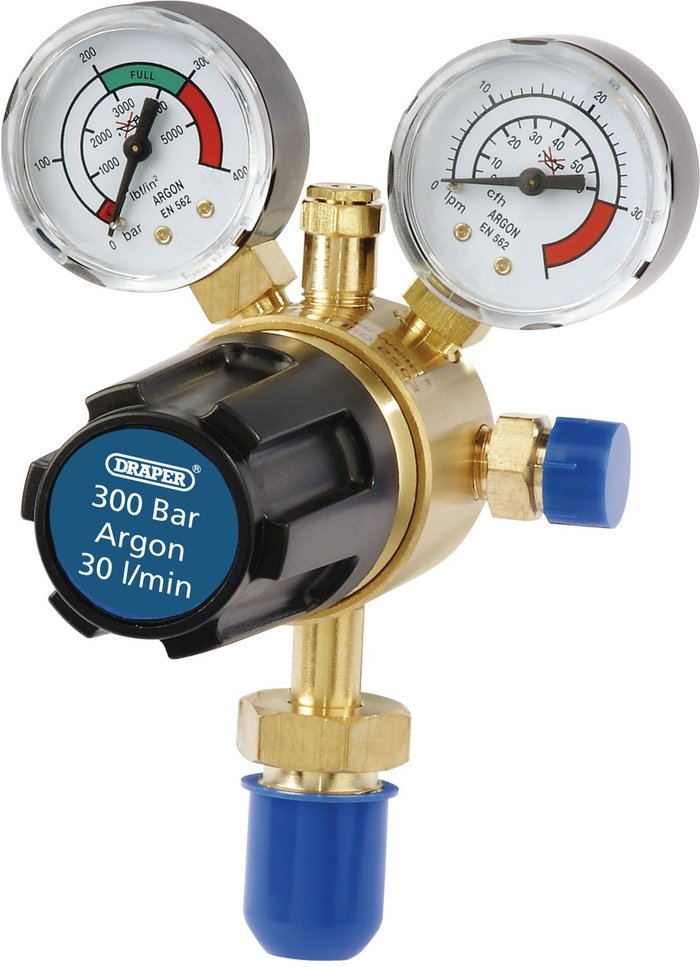 The Range | Draper Draper 300 Bar Argon Regulator Draper Draper 300 Bar Argon Regulator