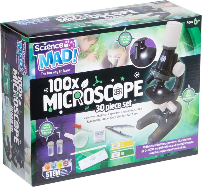 The Range | G&G Science Mad 100x Microscope G&G Science Mad 100x Microscope