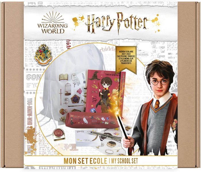 The Range | Harry Potter HARRY POTTER Wizarding World My School Set Bag with Accessories - White Harry Potter HARRY POTTER Wizarding World My School Set Bag with Accessories - White