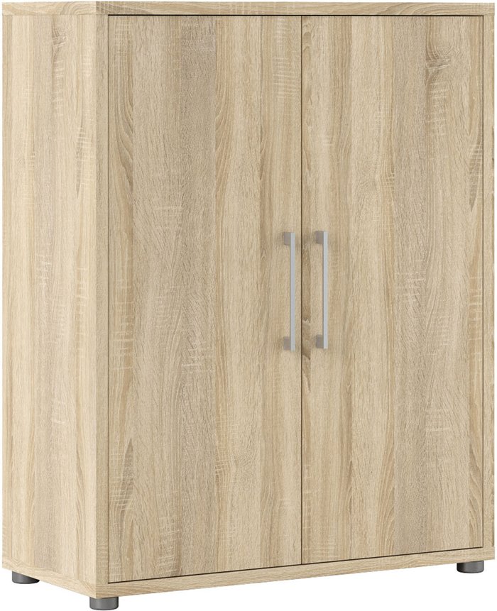 The Range | Furniture To Go Prima 2-Shelf 2-Door Bookcase - Oak Furniture To Go Prima 2-Shelf 2-Door Bookcase - Oak