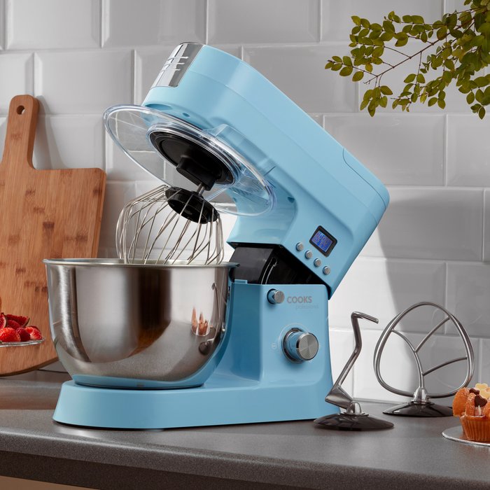 The Range | Cooks Professional 1200W Digital Stand Mixer - Blue Cooks Professional 1200W Digital Stand Mixer - Blue