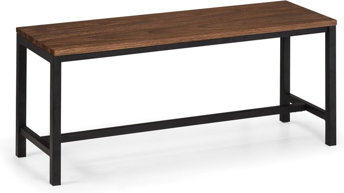 The Range | Julian Bowen Tribeca Bench - Walnut - Walnut Julian Bowen Tribeca Bench - Walnut - Walnut