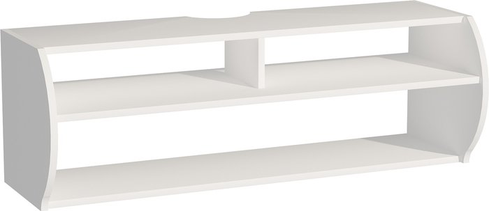 The Range | Destina Home Berter Floating TV Stand with Shelves - White Destina Home Berter Floating TV Stand with Shelves - White