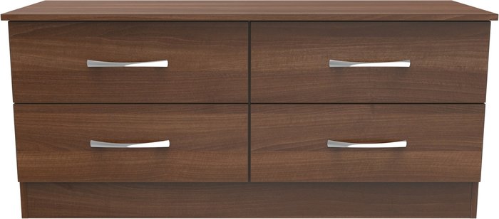 The Range | Avon Ready Assembled 4 Drawer Bed Box - Noche Walnut Avon Ready Assembled 4 Drawer Bed Box - Noche Walnut