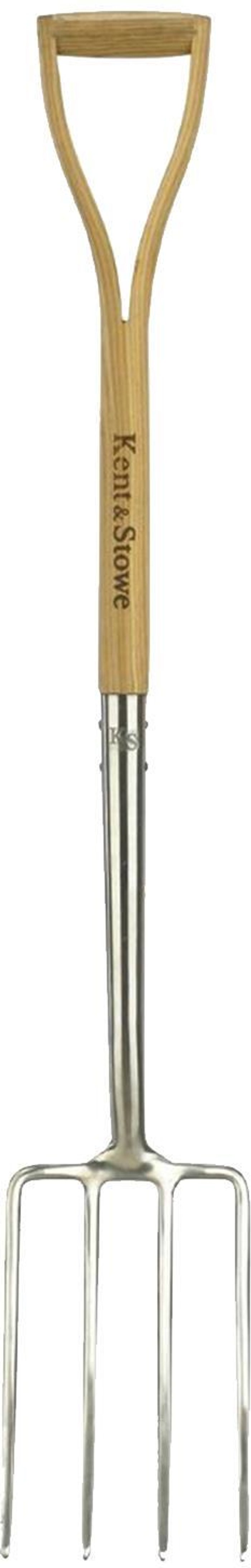 The Range | Kent & Stowe Stainless Steel Digging Fork Rust Resistant For Gardening Kent & Stowe Stainless Steel Digging Fork Rust Resistant For Gardening
